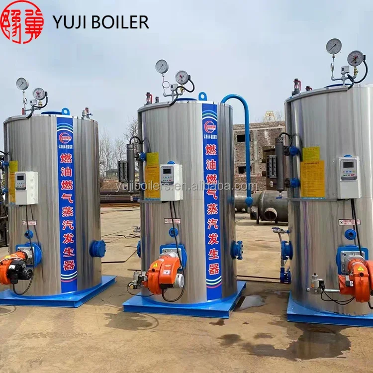 Hot Sale 100KG 200KG 300KG 500KG 700KG 1000KG 1500KG 2000KG Natural Gas LPG Oil Diesel Fired Vertical Steam Generator Boiler