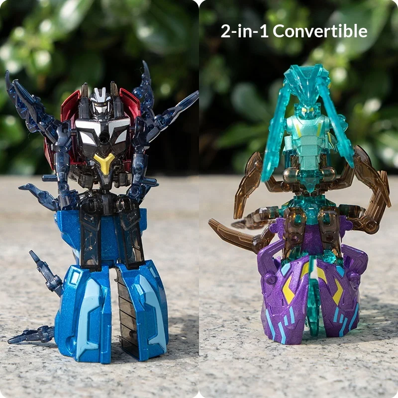 Robô Inseto Transformável de Liga Genérica, Articulado e Posicionável, Brinquedo Mecha Combinável para Crianças do Ensino Fundamental