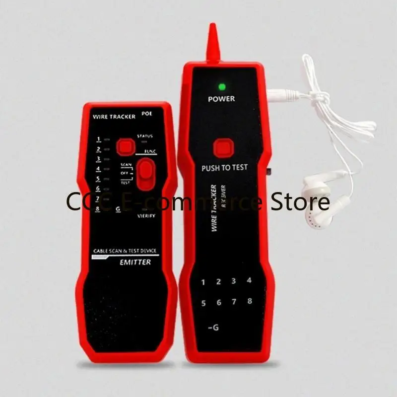 Multifunctionele netwerktester Ethernet LAN Networking Wire Trackers Netwerkkabel Scanning Power Cable Scanning POE R58A