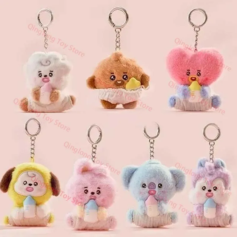 

НОВЫЙ Kpop армейская бомба для новорожденных серии плюшевый брелок CHIMMY KOYA плюшевый кулон рюкзак сумка Декор брелок игрушка фанаты подарок
