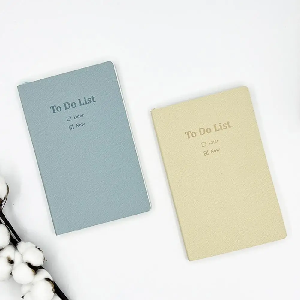 To-do List Planner Time Management A5 Planner with Hardcover Elastic Band Ribbon Bookmark Thick Paper Journal for Students