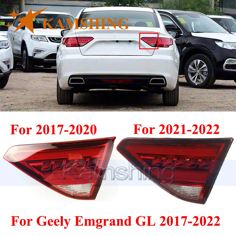 

CAPQX Rear Bumper Taillight For Geely Emgrand GL 2017-2022 Inner Taillamp Tail Lamp Signal Light Reversing Lamp