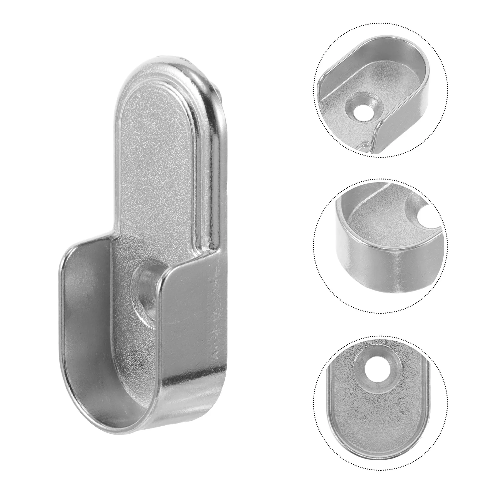 

18 Pcs Clothes Pole Base Closet Rod Hardware Alloy Wardrobe Bracket Brackets Holder Household