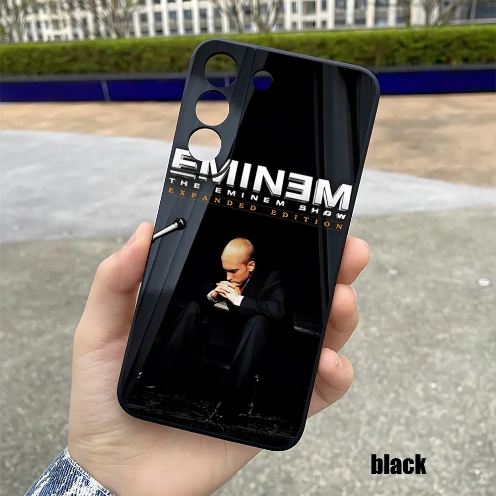 Rared Eminem-Coque de téléphone noire de luxe, étui pour Samsung S 24 23 22 21 20 plus ultra a 24 34 54 53