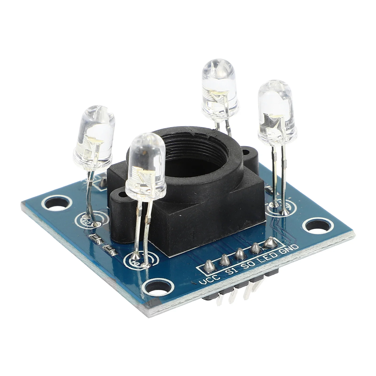 

High Precision Color Recognition Sensor Module For Industry Modular Design Reliable Color Sensor Block Tool Electrical Device