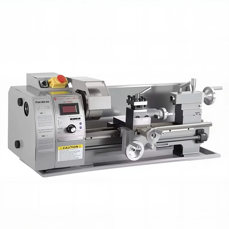 Advanced Technology 0.75kW Heavy Cost-Effective Manual Turning Tabletop Hobby Bench Mini Metal Lathe Machine