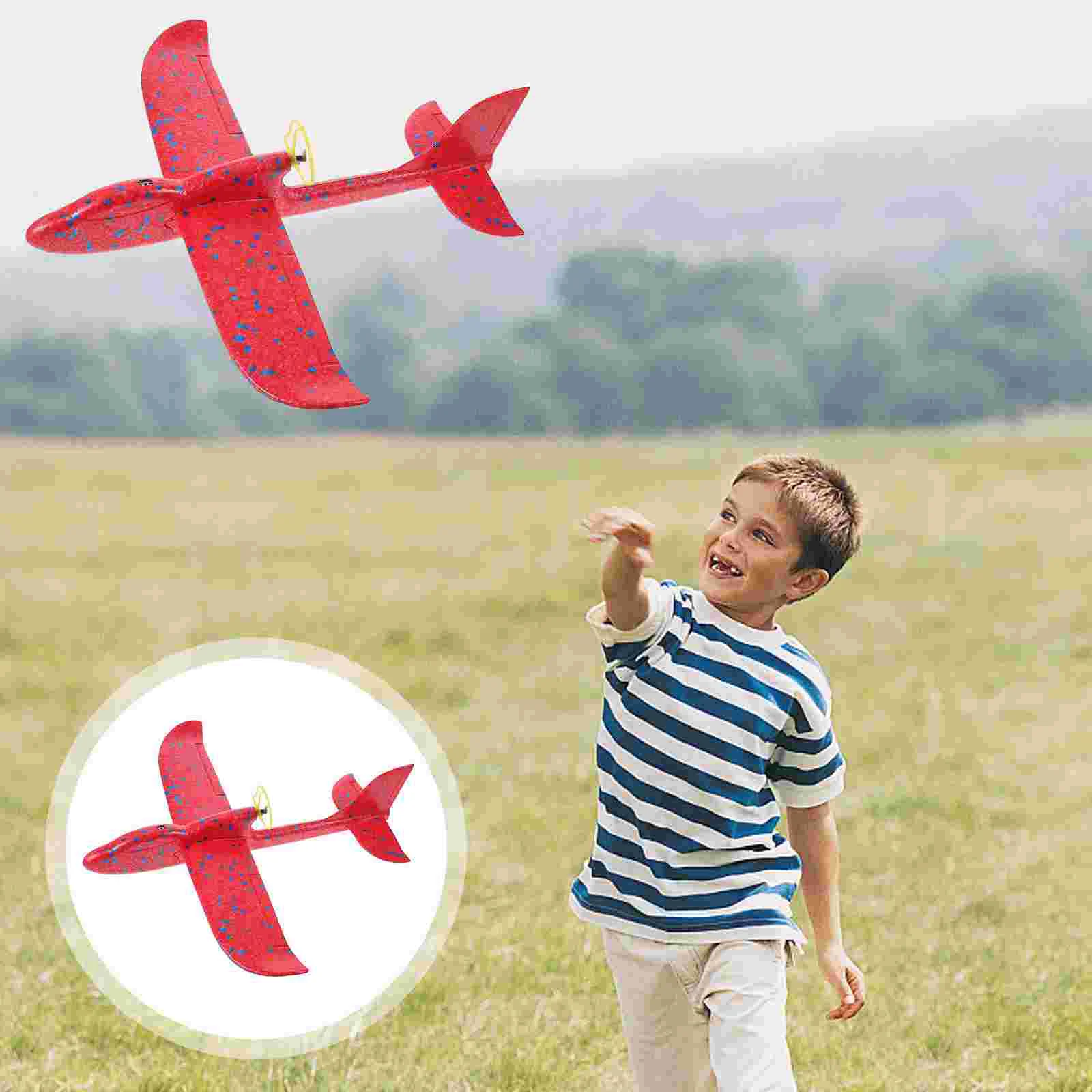 

Airplanes Capacitor Electric Hand Launch Throwing Glider Aircraft Inertial Foam EVA Toy Plane Model Outdoor Toy