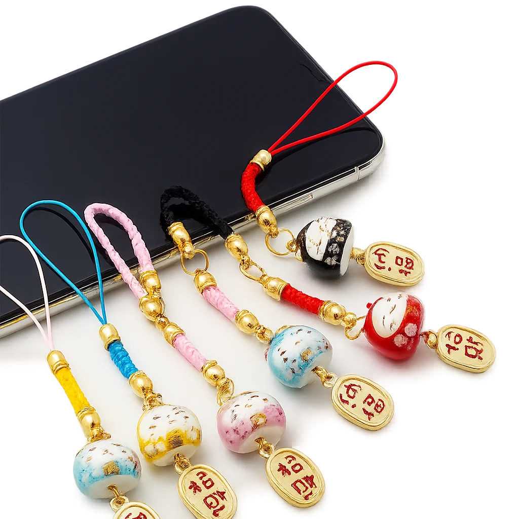 Lucky Cat Mobile Phone Straps Keychain Hang Lanyard Phone Straps Phone Key Strap Bag  Accessories