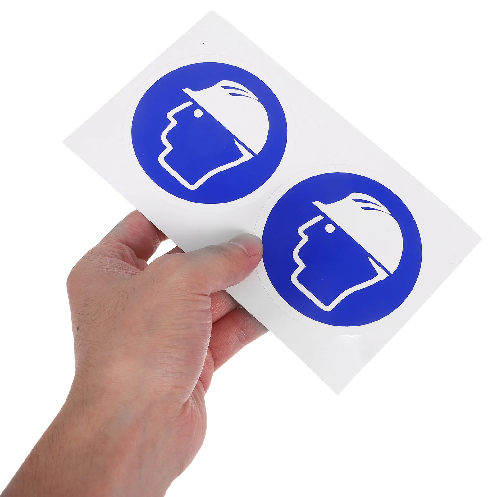 5 Sheets Safety Warning Labels Hard Hat Required Funny Stickers Accessories Accessory Paper Hardhat
