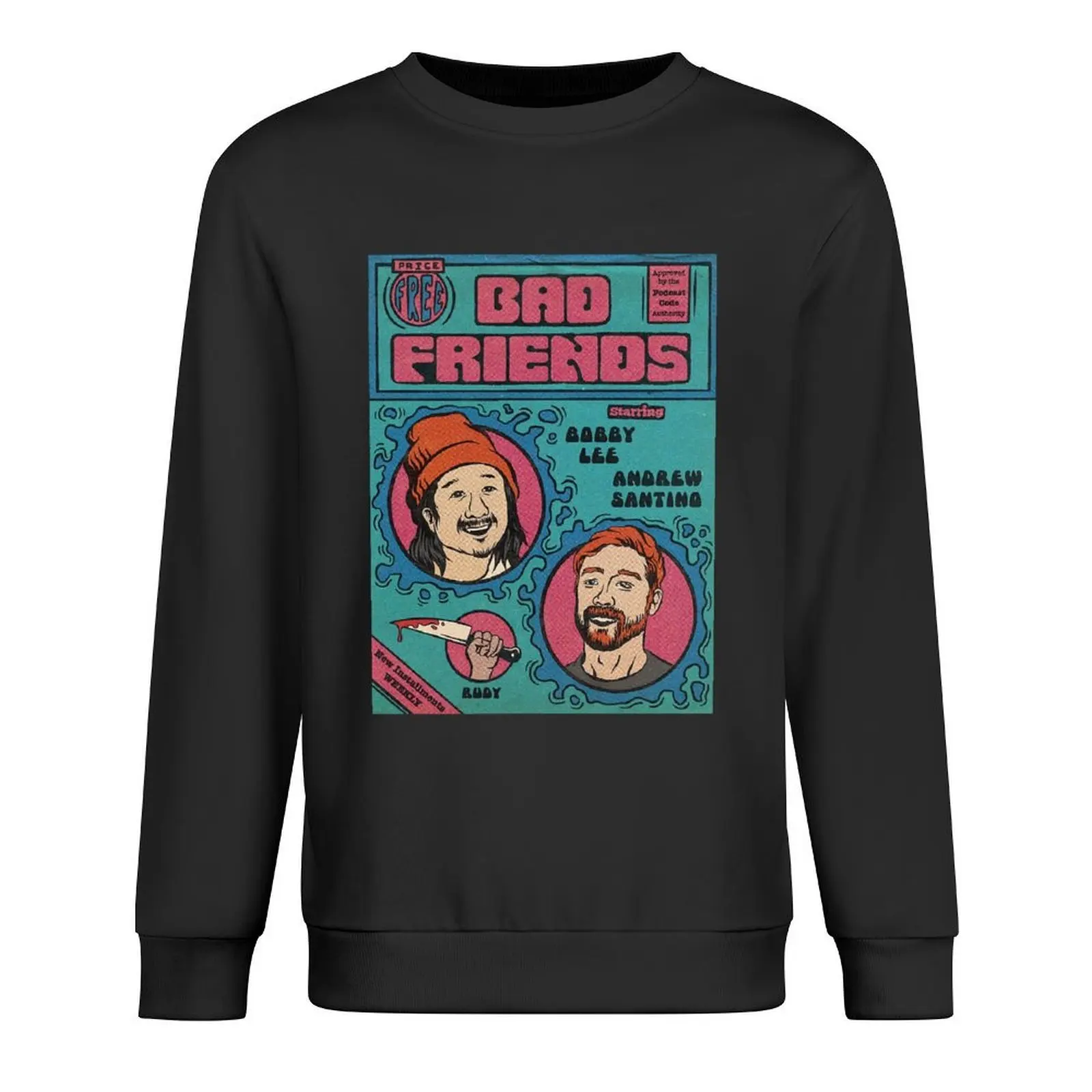 

Bad Friends Pullover autumn jacket men tracksuit men korean style clothes tracksuit oversize sweatshirt