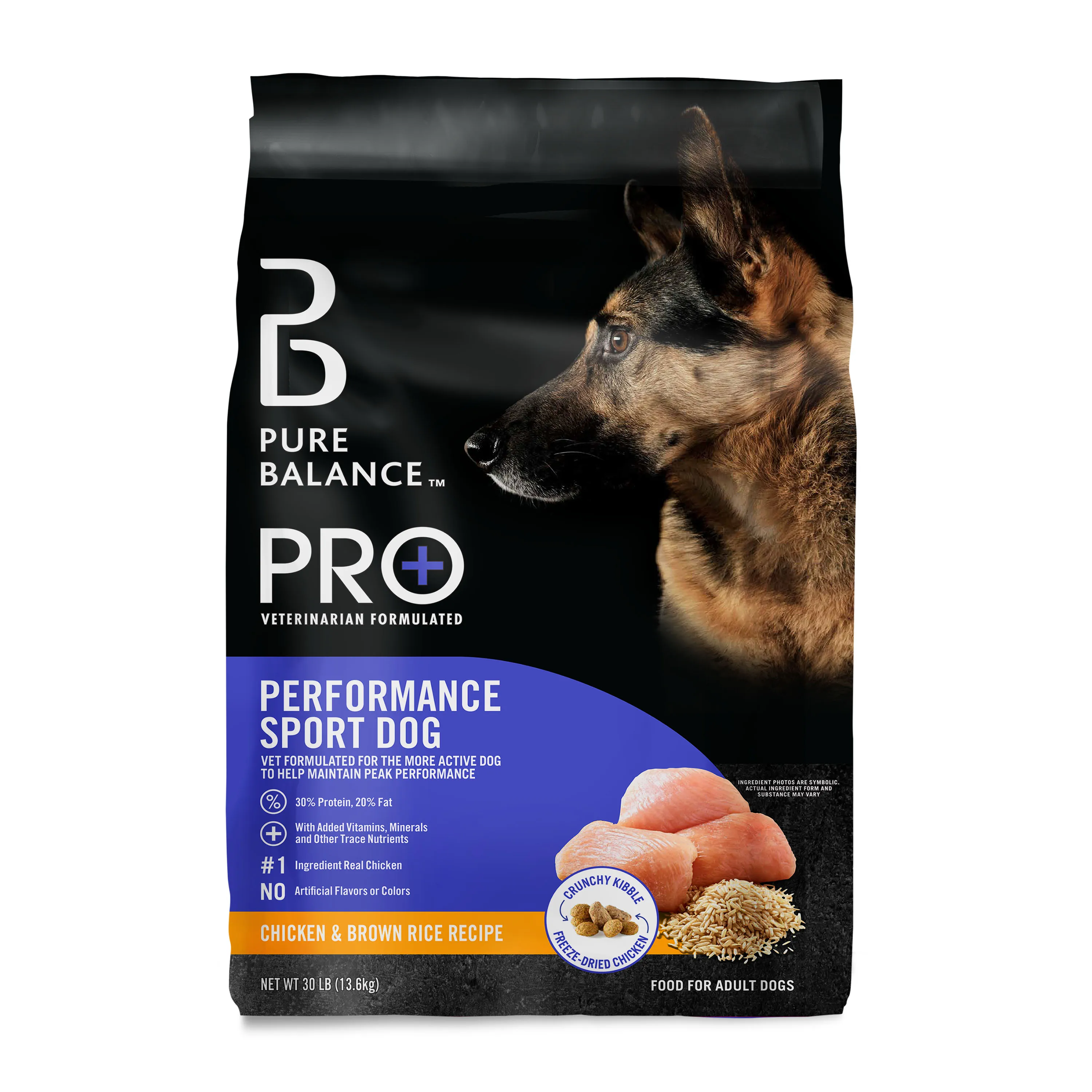Pro Performance Sport Dog Food Chicken Brown Rice Formula 30 lb Bag