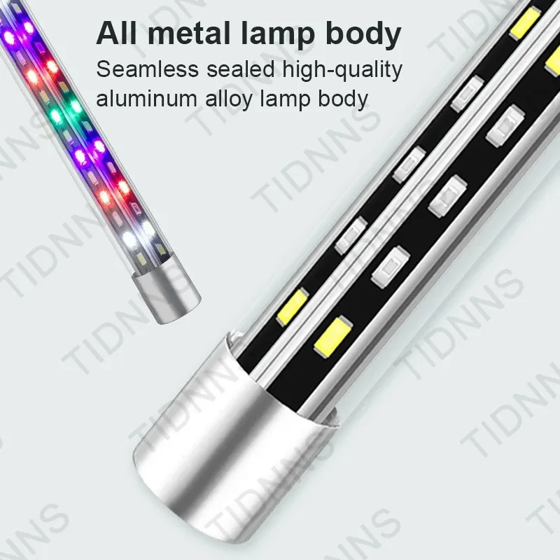Aquarium Light LED Wide Angle Waterproof Fish Tank Lamp Submersible Brightness RGB Aquarium Decor Light Plant Grow Lamp 22-57