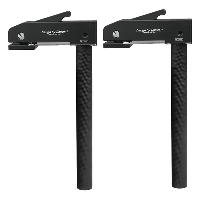 2X Ganwei، مشبك خشبي سريع للأسفل، مشبك كلب لسطح المكتب، مشبك تثبيت سريع، مشبك ثابت لفتحة الكلب 19 مم-[A04 #1