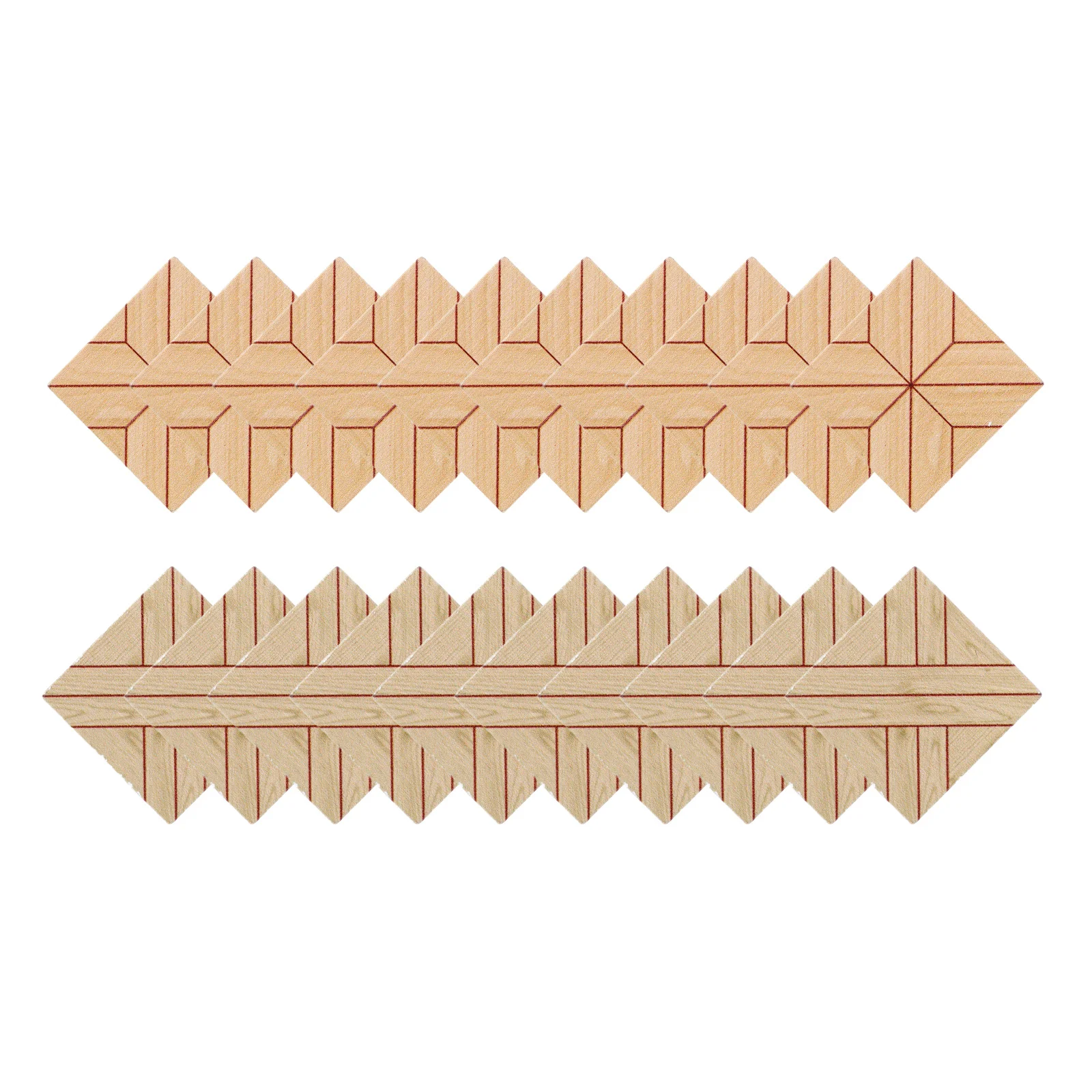 20 قطعة بلاط الأرضيات المصغرة على الطراز العتيق صفائح خشبية مزدوجة الجوانب لدمية المطبخ غرفة المعيشة ديكور غرفة نوم