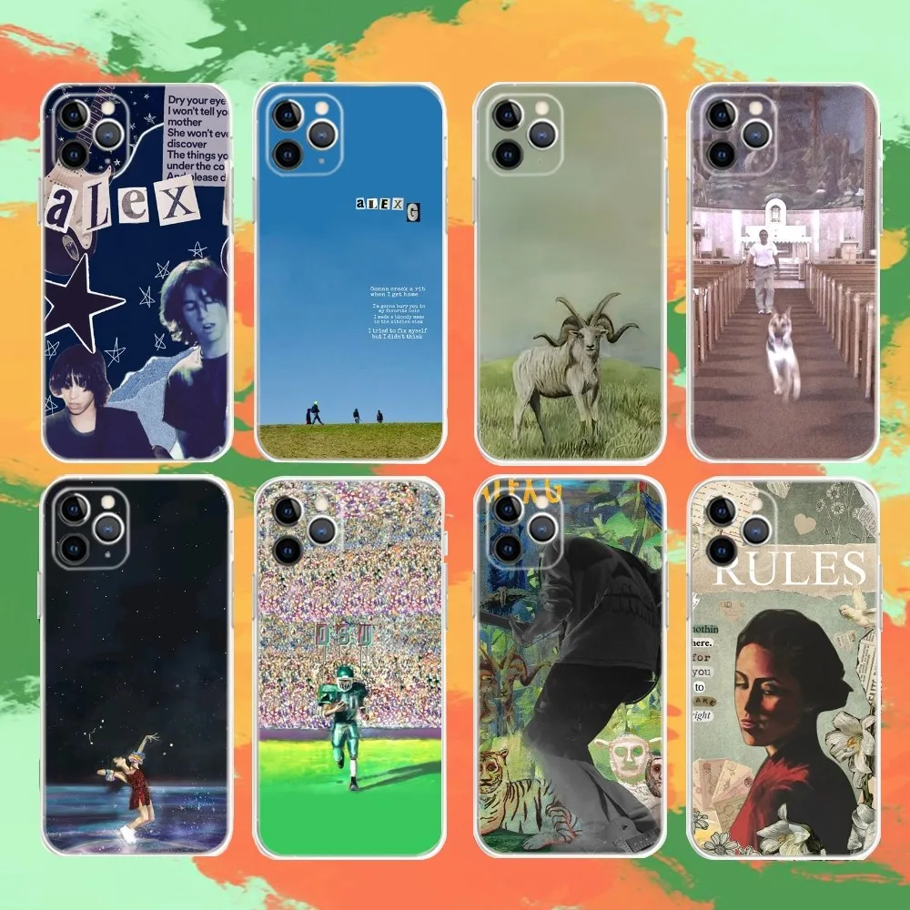 

Alex G Headlights Phone Case For iPhone 16e,16,15,14,13,12,11,Mini,Pro,XS,Max,6,7,8,Plus,X,XR,SE,2020 Transparent Funda Shell