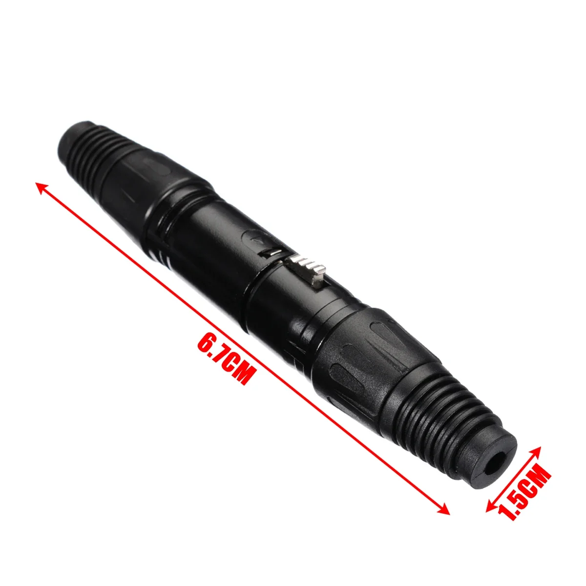 20 Chiếc 3Pin XLR Nam Đến Nữ Micro Cáp Nối Dài Micro Cáp Cắm Âm Thanh Ổ Cắm MIC Âm Thanh Kết Nối Adapter