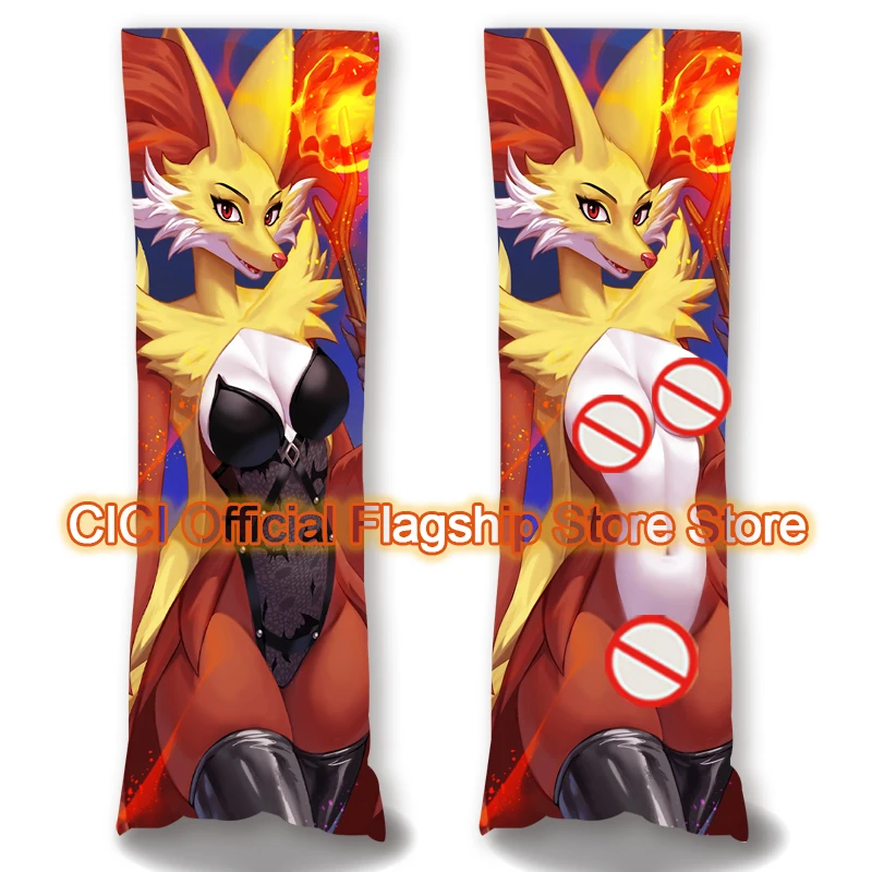 

Dakimakura Anime Delphoxy Double-Sided Print Life-size Body Pillow Cover