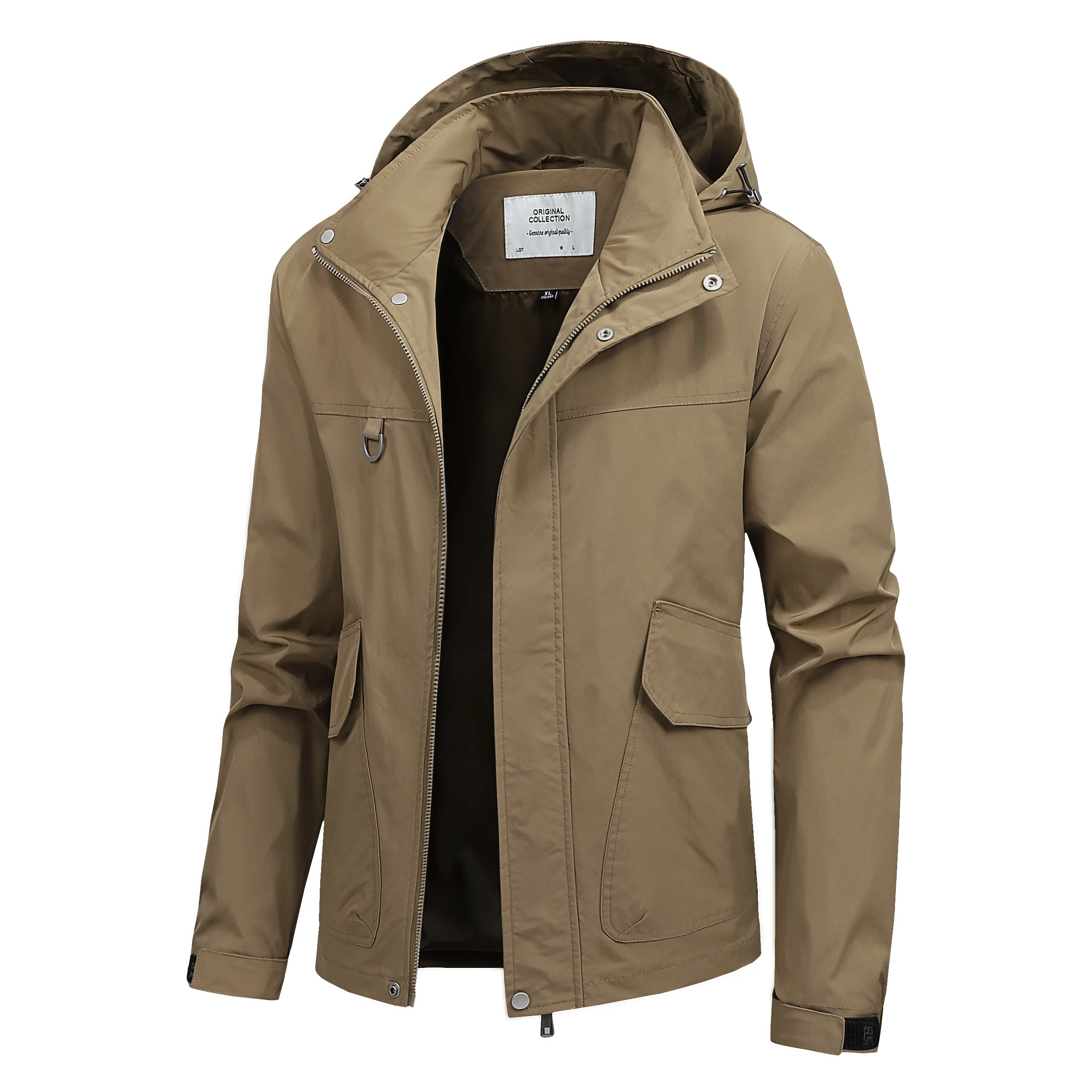 

Windbreaker Men Tactical Jacket Waterproof Outdoor Hooded Coat Sports Military European Field Climbing Thin Outwear