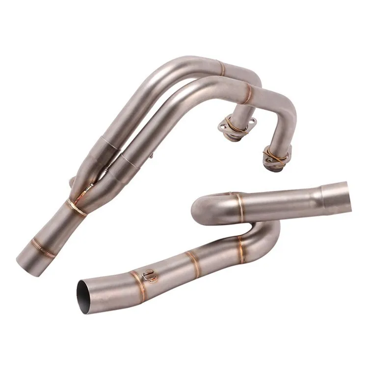 Für Kawasaki Z400 Ninja 250 400 2017-2022 Auspuffrohre Komplettes Auspuffsystem Krümmer Verbindungsrohr – Detail 3