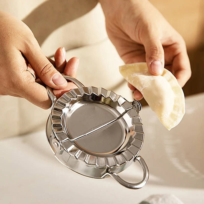 Dumpling Maker Stainless Steel Dumpling Mold Empanadas Ravioli Maker Metal Dumplings Press Gyoza Mould  JJ1944HR