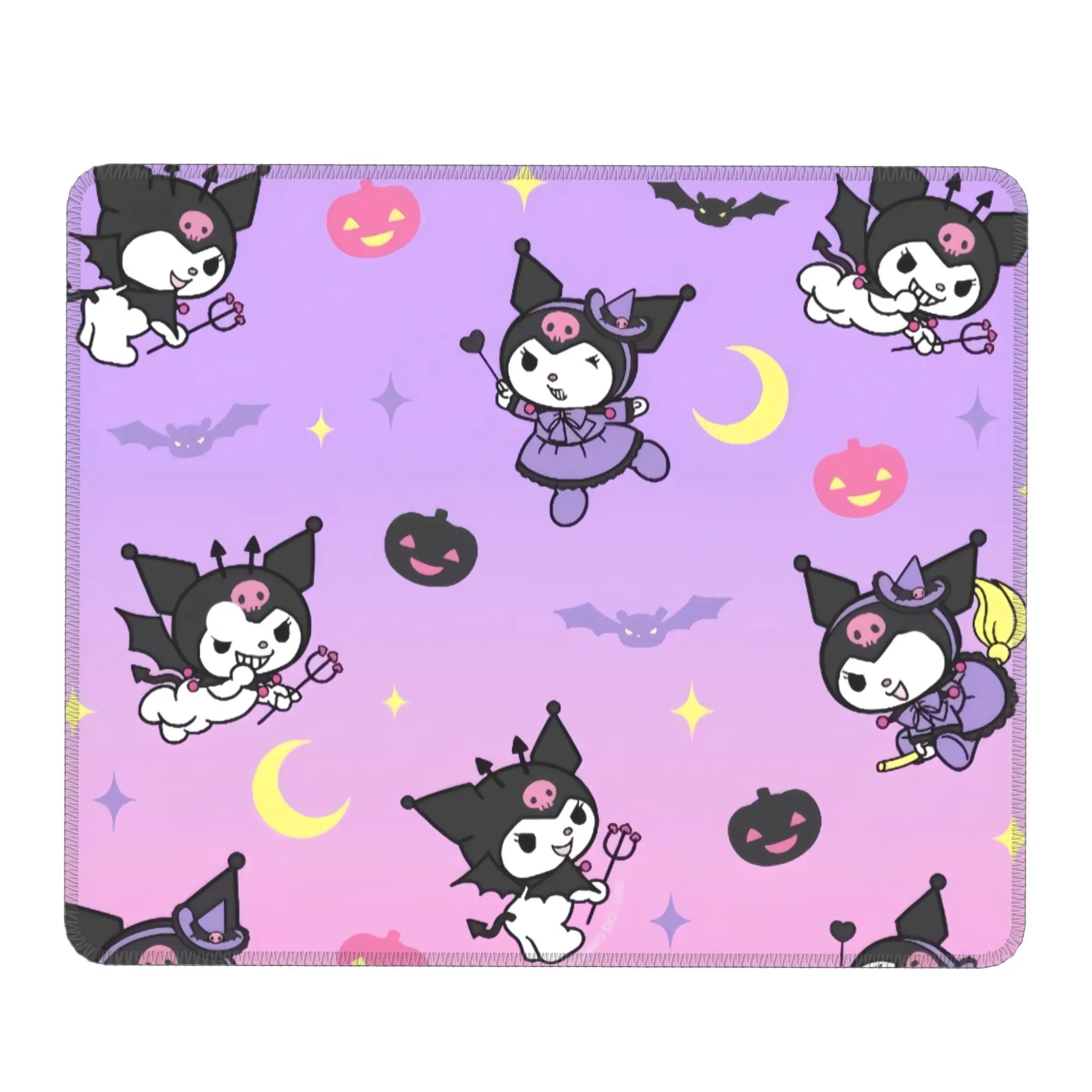 

Универсальный противоскользящий коврик для мыши с принтом kuromi, различные размеры, износостойкий игровой резиновый коврик для мыши «сделай сам»