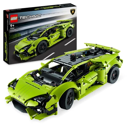LEGO 테크닉 람보르기니 우라칸 테크니카 고급 럭셔리카 로고 빌딩 키트, 엔지니어링 및 수집, 이국적인 럭셔리카 로고 장난감 42161 