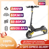 Electric Skateboard 2400W Dual Motor 48V20.8AH Waterproof Design Electric Scooter 10inch Tire Automatic Cruise Control E-Scooter