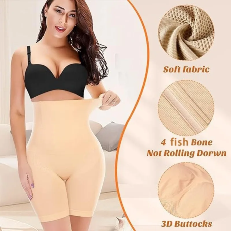 Plus Size XS-5XL High Waist Trainer Shapewear Corset Women Body Shaper Pants Slimming Tummy Control Shorts Belly Trimmer