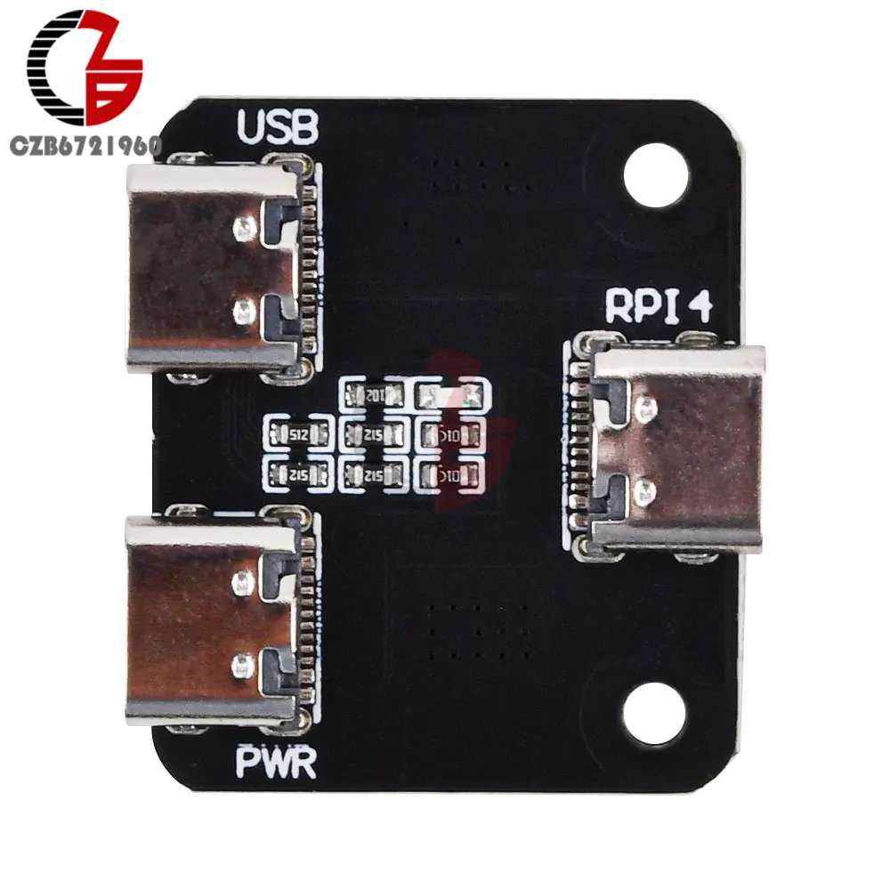 USB Power Splitter for Raspberry Pi BliKVM PiKVM KVM Type-c Interface Power Distributor for Raspberry Pie 4 Usb 1/2 Module