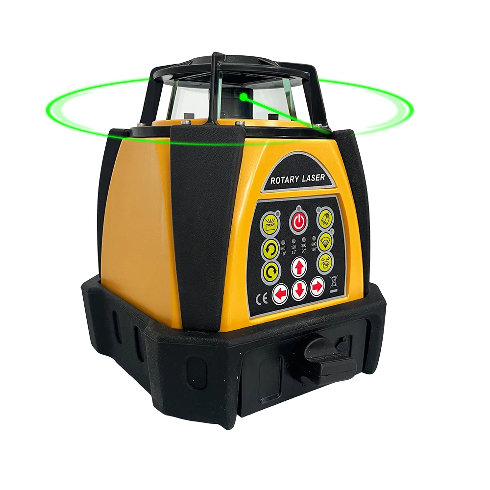 HEIPOE surveying instrument 600m Green beam  Electronic Self-leveling rotary laser level with receiver& remote control