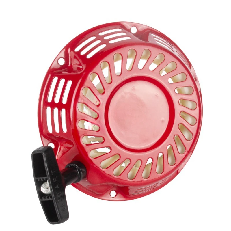 Replacement Recoil Starter Pull Assembly With Diagonal Iron Claw For GX168 3KW Gas Engine Spare Repair Parts