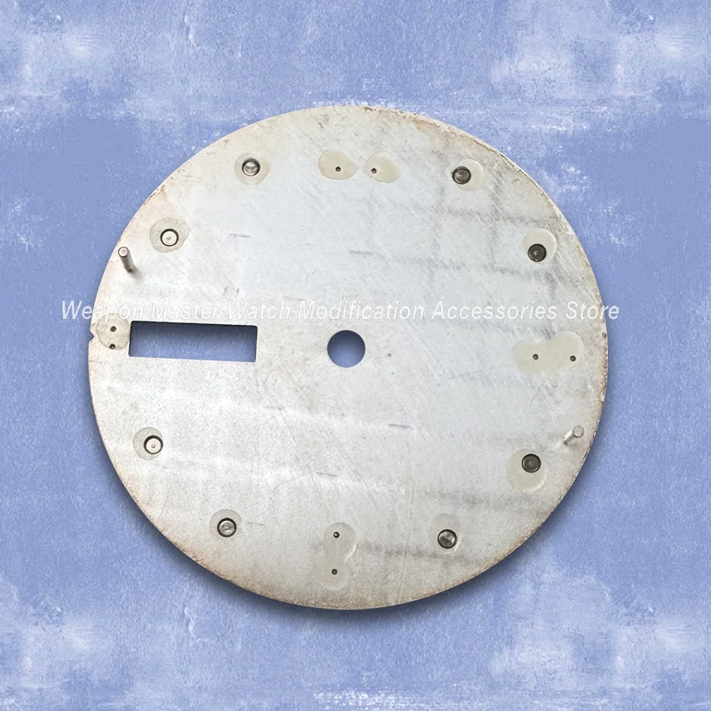 28.5 مللي متر S شعار الغوص الهاتفي صالح NH35/NH36/4R/7S حركة الأخضر مضيئة الشق المزدوج التقويم ساعة عالية الجودة تعديل Acce