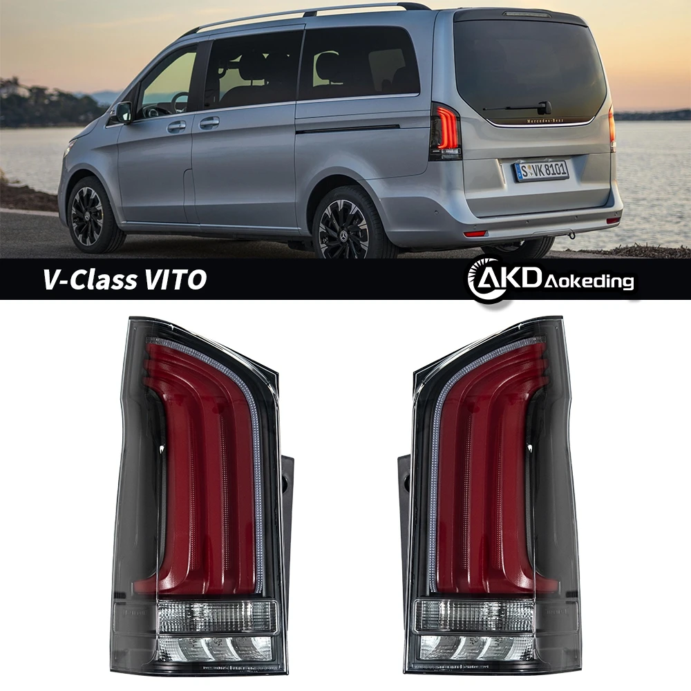 Auto Parts For Benz Vito Taillight 2015-2021 latest Styling Steering signal Brake reversing light Car Accesorios Modified