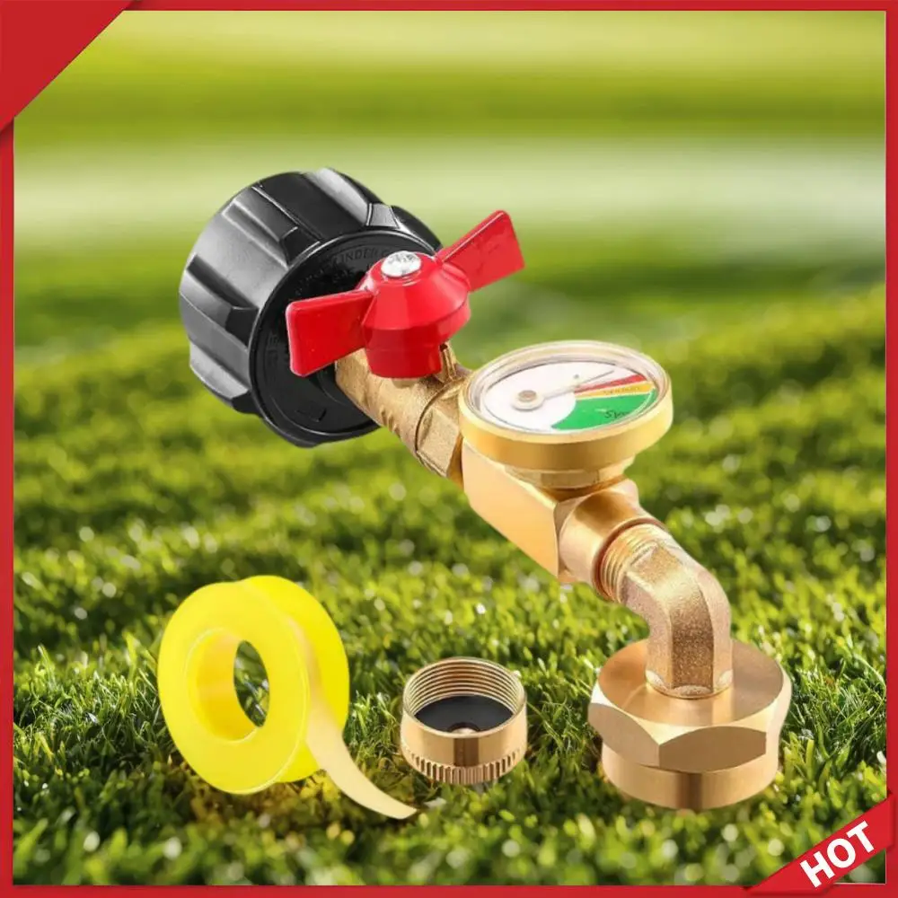 

Регулятор давления газа, индикатор уровня пропана, газовый счетчик и детектор утечек для барбекю, автодомов, кемпинга, обогревателей