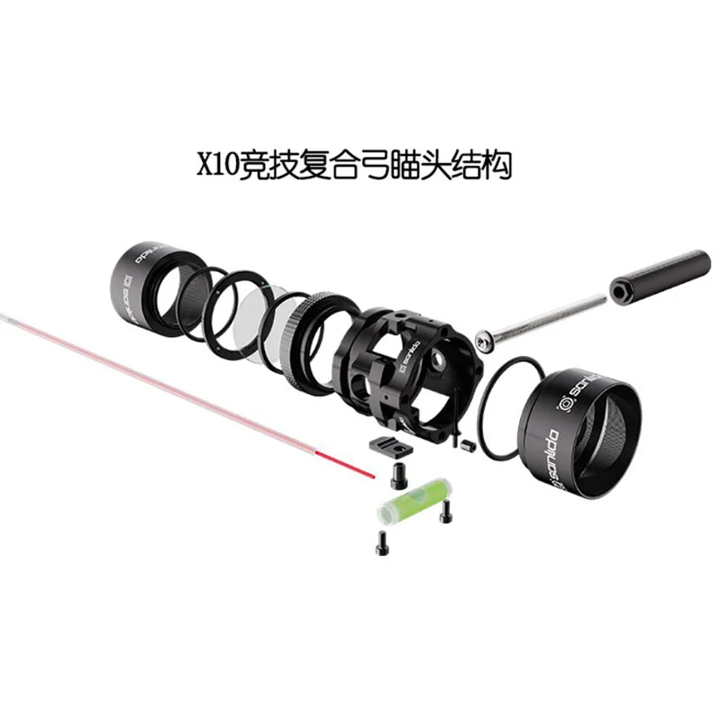 

Sanlida X10 Archery Compound Bow Sight Lens 8X/6X Aiming Scope Magnifier Replace Lens Bow and Arrow Accessories