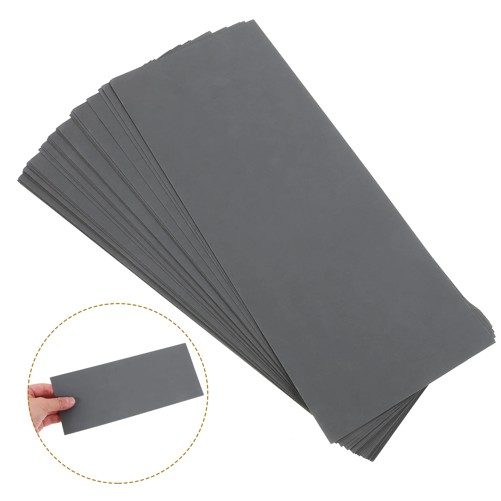

45pcs Sanding Wet Dry 2000 Grit Sandpaper For Metal Fine Sandpaper For Car Furniture Large Surface Sanding Pad