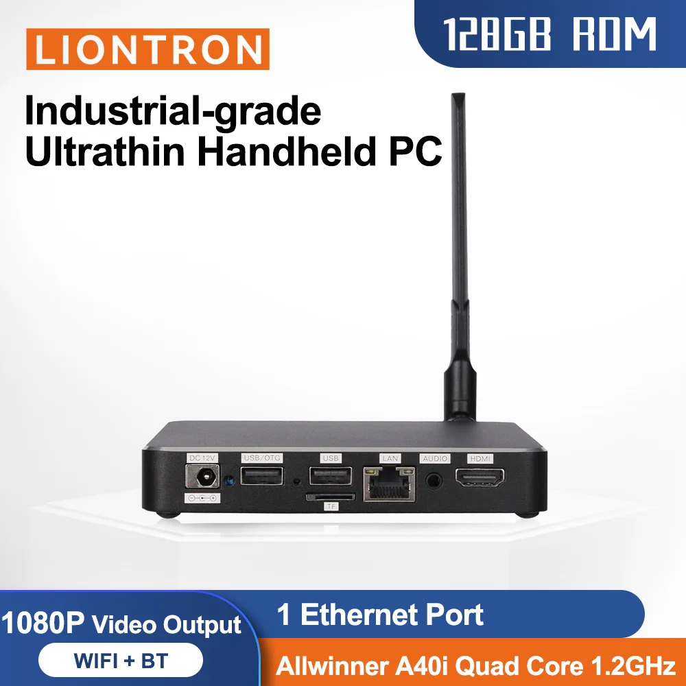 Android Allwinner A40i ARM Quad Core HEC-A40 GPU 6 USB WIFI BT Support PCIE 4G Module for Industrial Computer Self-service
