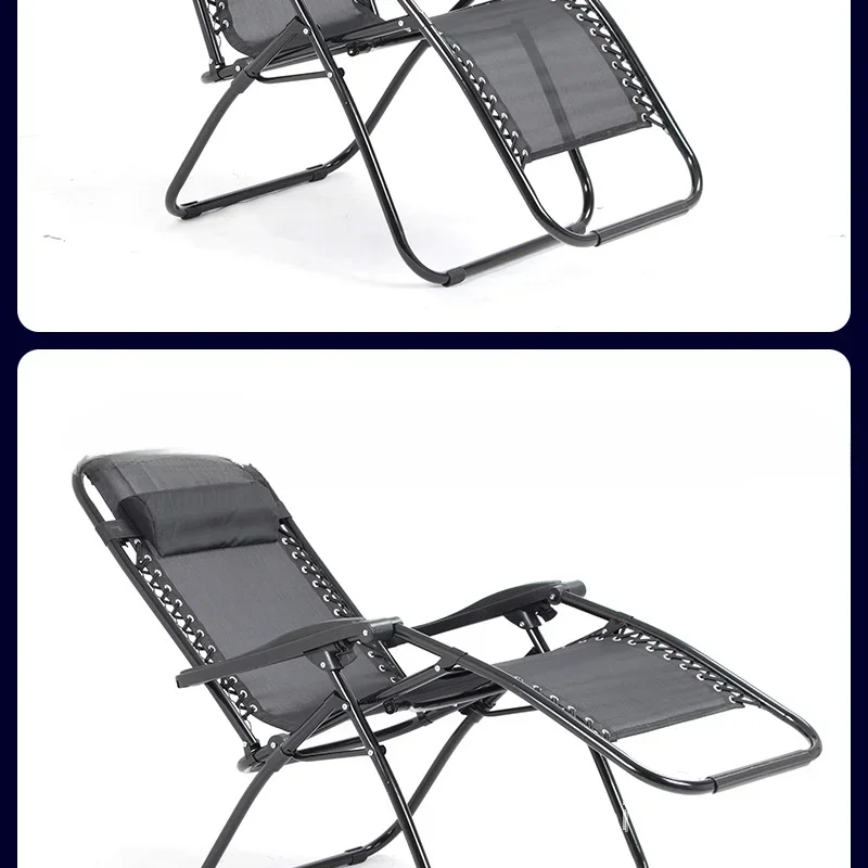 Adjustable 25 round tube outdoor chair gravity chair lounge chair