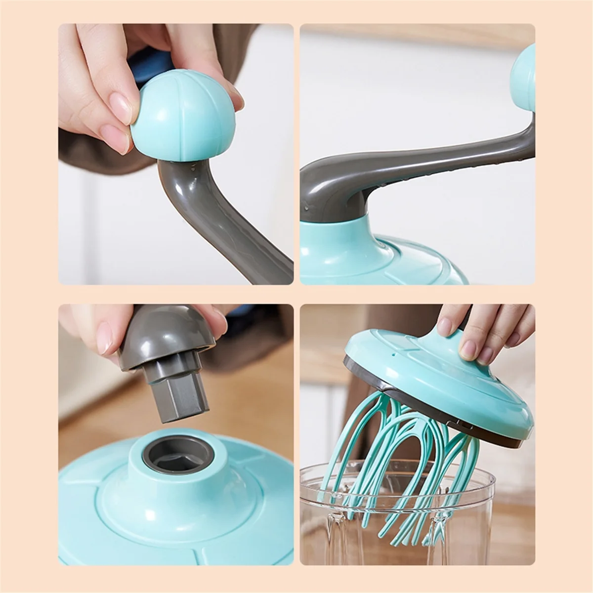 Frusta per uova, Frusta per panna a manovella, Strumenti per la cottura del frullino per le uova, Miscelatore per schiuma per panna, Frullino per le uova, Utensile da cucina per la casa