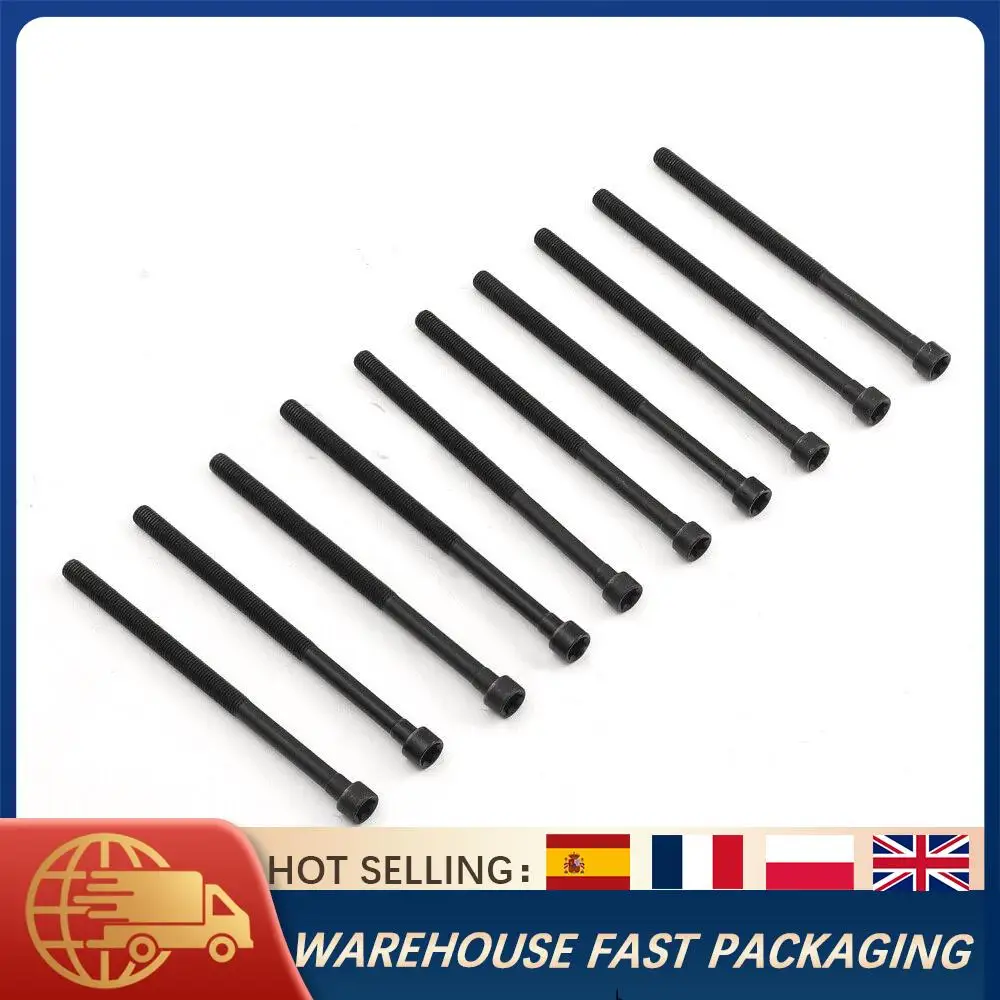 10PCS Cylinder Head Bolts for BMW 118i F20 F21 Mini Cooper B38 1.5T Turbo Engine 11128644674 11127613127