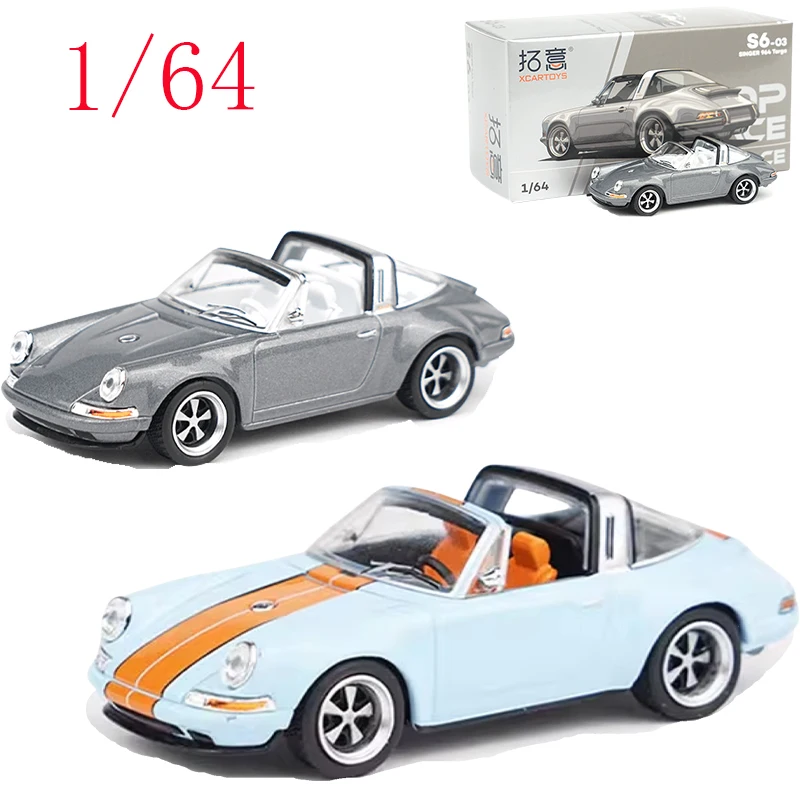 

Diecast‌ 1:64 Scale PopRace Singer 964 Targa Alloy Car Model Toys for Boys Gift