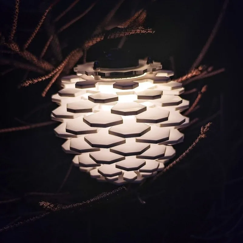 Outdoor Camping Lampshade for GZ/38 Acrylic Decorative Lampshade Replaceable Lantern Cover Hiking Overnight Artifact Tools