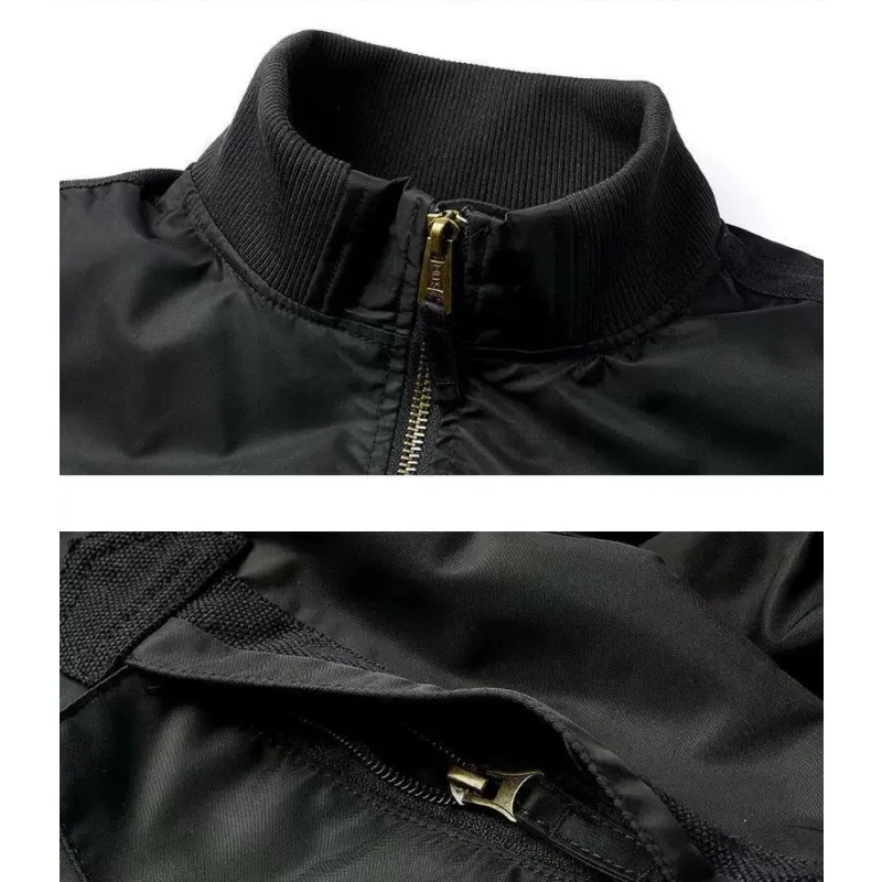 Ma-1 MA-1 chaqueta Bomber funcional para hombre, traje de béisbol Retro de gran tamaño para otoño e invierno, abrigo, ropa de marca, Chaqueta corta para hombre