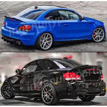 適用於BMW E82 1 系列雙門轎跑車 118d 120d 135i 的 PSM 風格噴漆擾流板,亮黑色後行李箱蓋擾流板,2007 2008 2009 2010 2012 20137 2008 2009 2010 2012 20133 年 10 最佳銷售 BMW1M車身套件135i - №3
