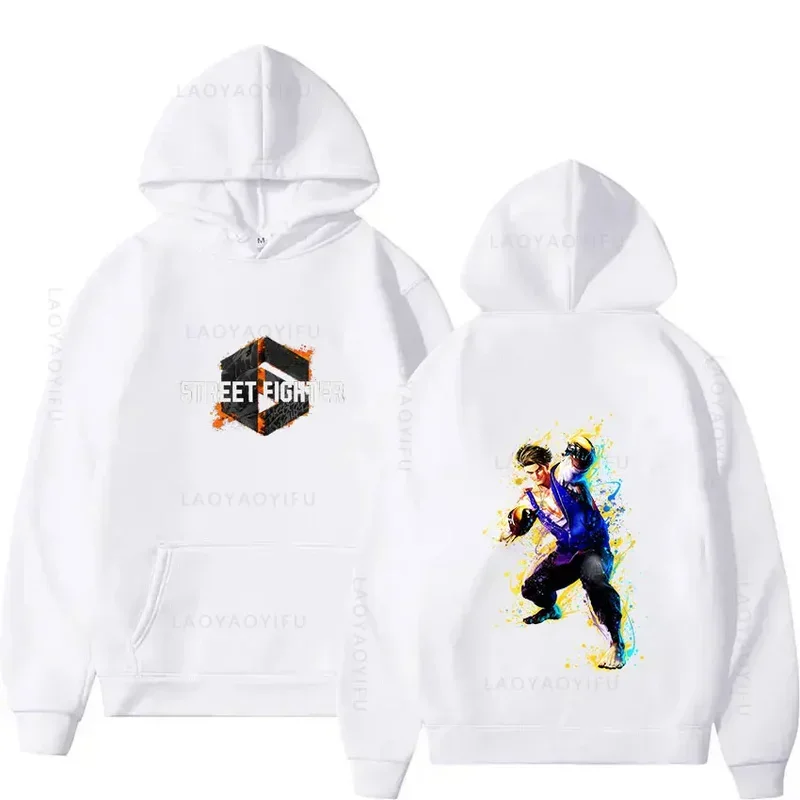 Hot Sale Street Fighter 6 Theme All Characters Pullovers Hoody Hoodies Men Y2k Hoodie Hooded Shirt Sweatshirt Men's Clothing