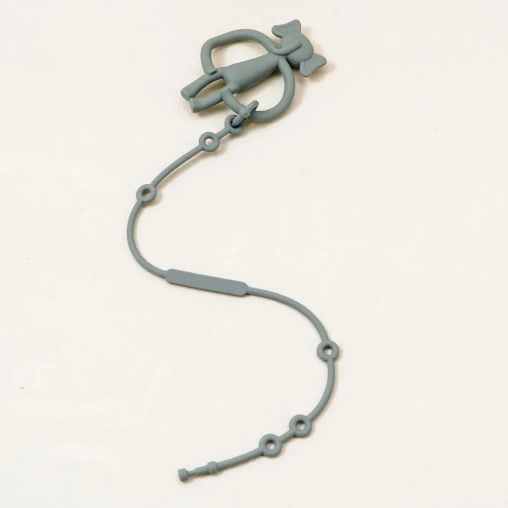 New Silicone Baby Pacifier Chain Anti Fall Rope Stroller Accessory Dummy Nipples Holder Clips Pacifier Nipple Holder
