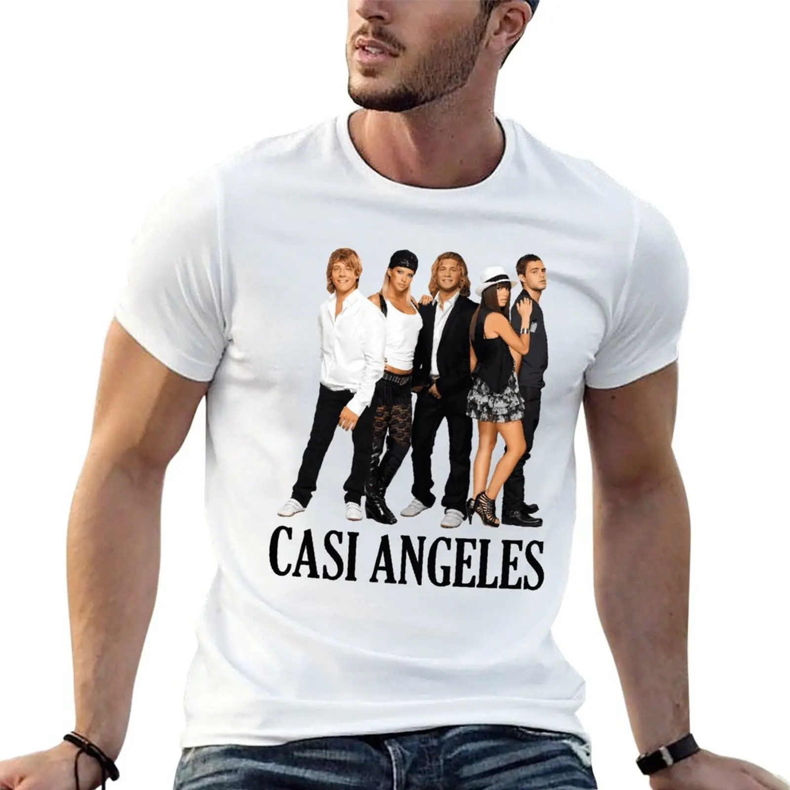 

Casi Angeles T-Shirt cotton tshirt 100% man t shirt graphic man t shirts graphic T-Shirt