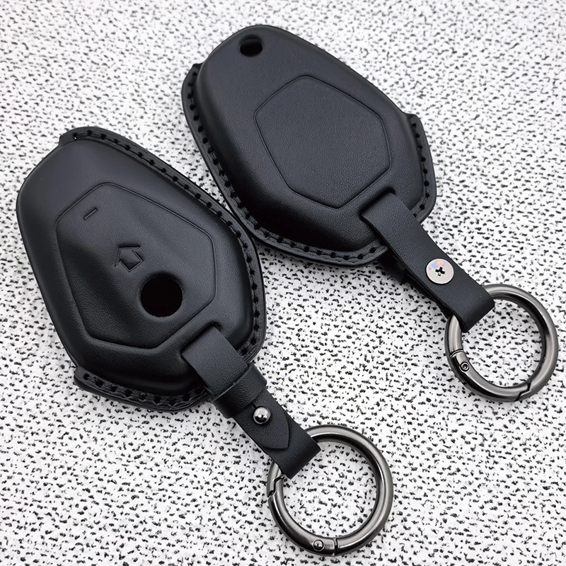 Leather Motorcycle Key Case Cover Fob Shell for BMW R1300GS R12 R1300 R1300R R1300RS R1300RT R1300 GS RS RT 1300GS ADV Adventure