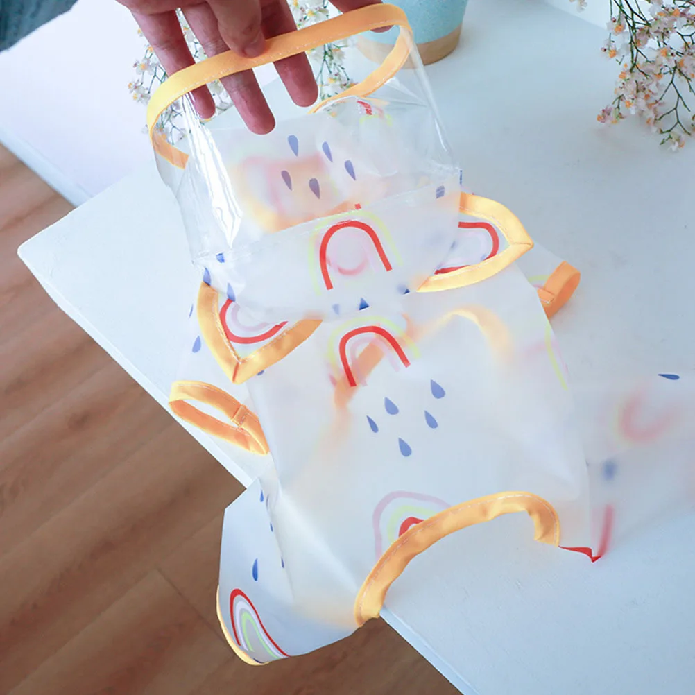 

Dog Raincoat Waterproof Lightweight Transparent Hooded Small Puppy Raincoat Stylish Outdoor Waterproof Coat Dog Rain Coat