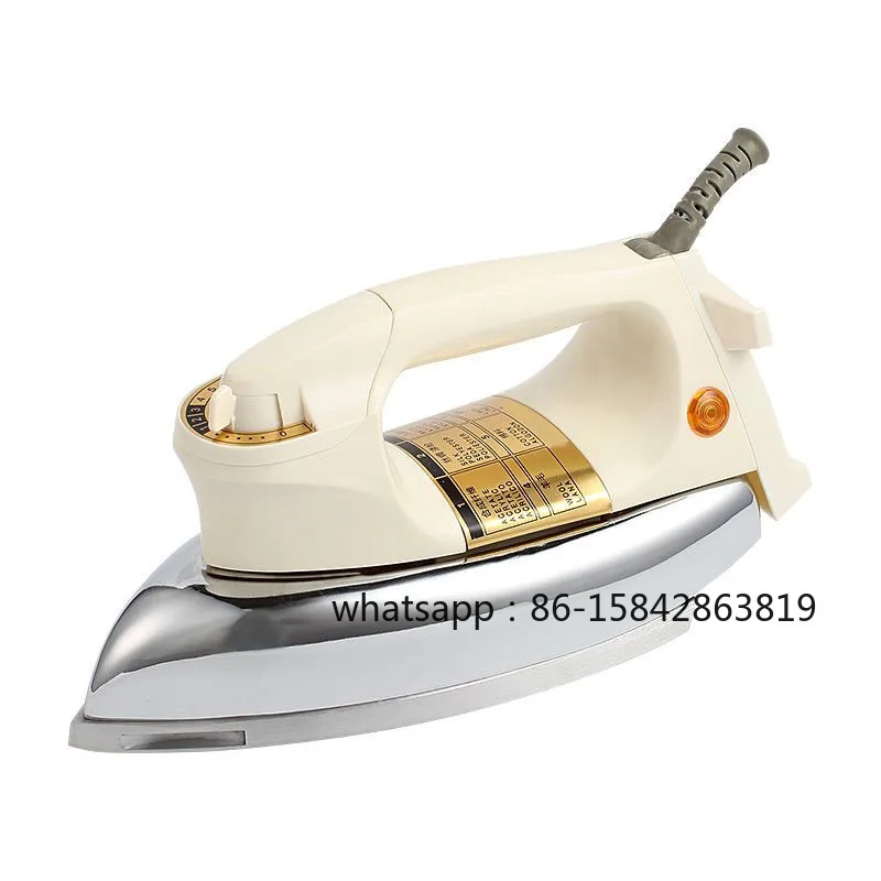 423 Brushed Aluminum Non Steam Dry Iron with Temp Control for Hot Stamping Veneer Press